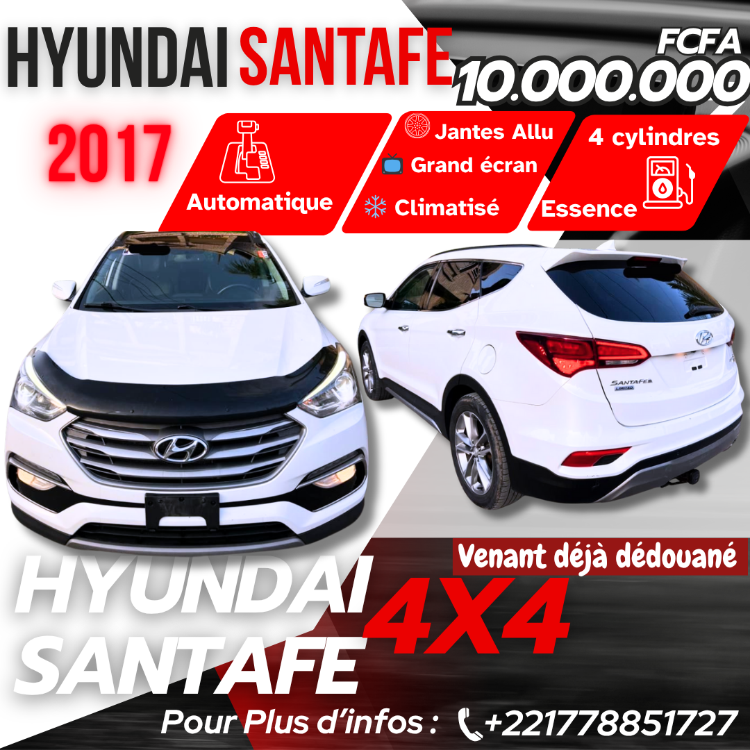 HYUNDAI SANTA FE LIMITED - 2017